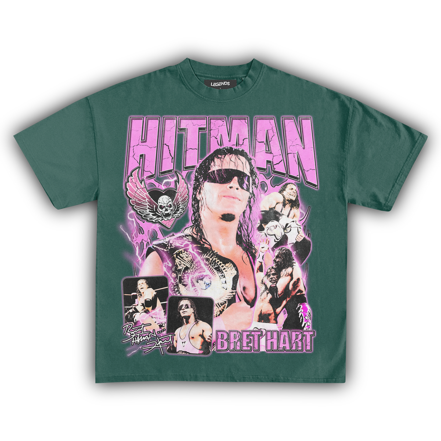 BRET HITMAN HART TEE