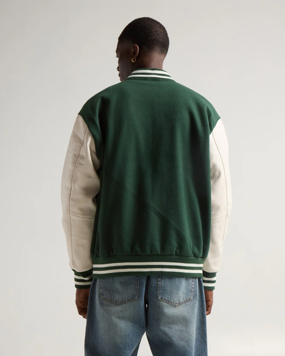 VARSITY LETTERMAN JACKET (Green x White)