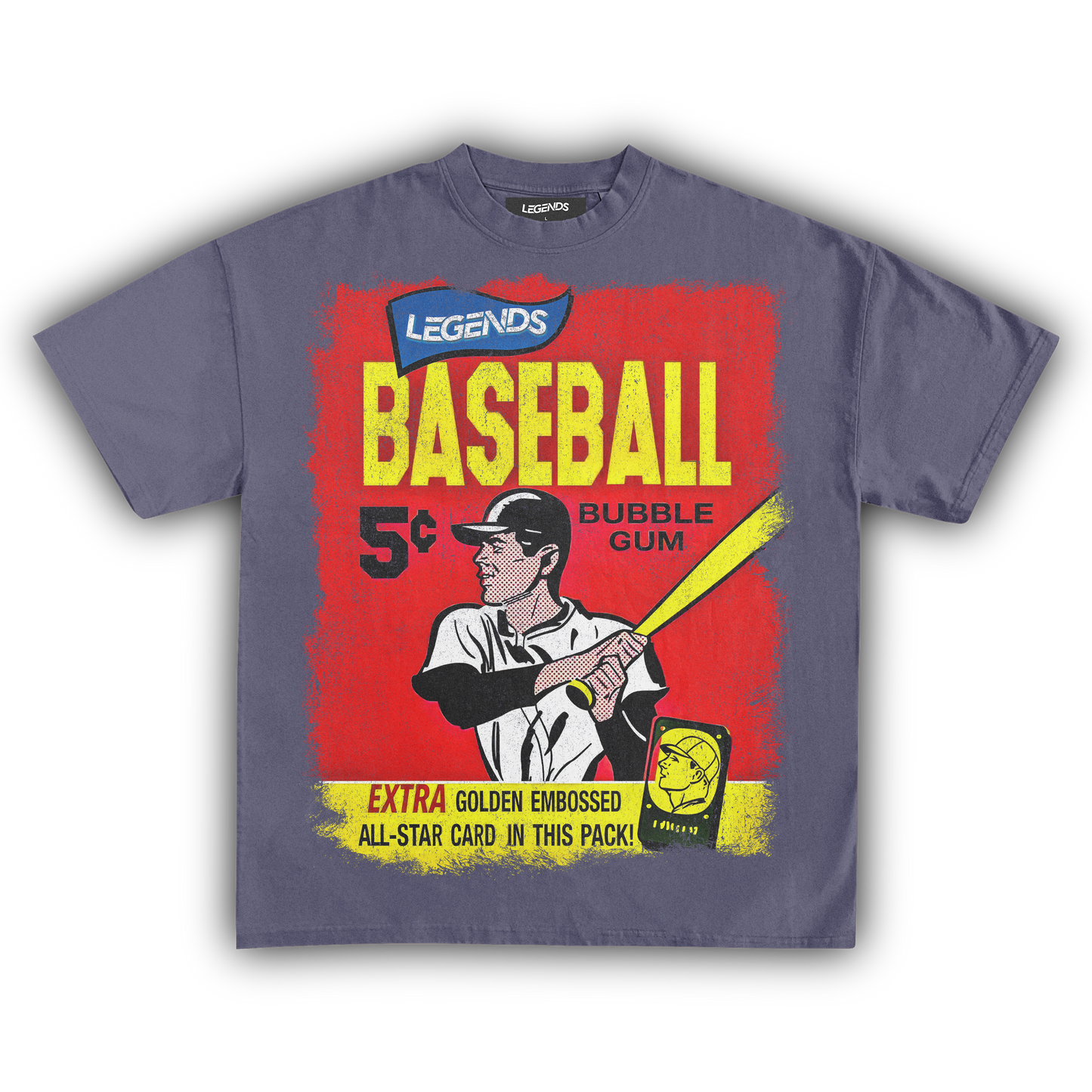 LEGENDS BASEBALL TRADING CARD TEE (Version 001)