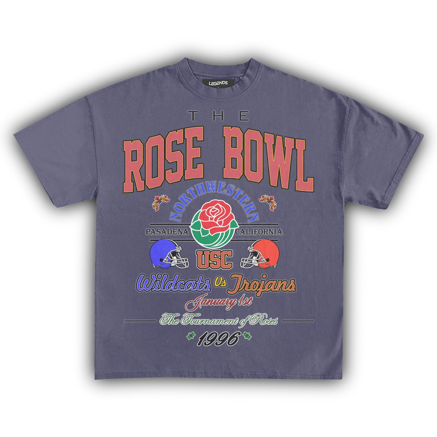 ROSE BOWL WILDCATS VS. TROJANS 1996 VINTAGE TEE