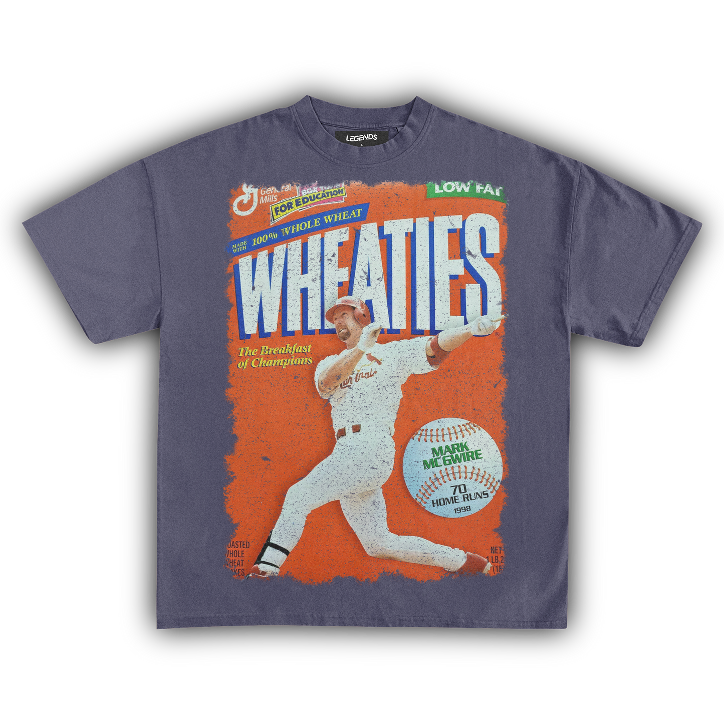 WHEATIES MARK MCGWIRE 1998 VINTAGE TEE