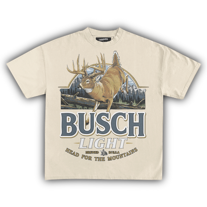 BUSCH LIGHT HEAD FOR THE MOUNTAINS TEE