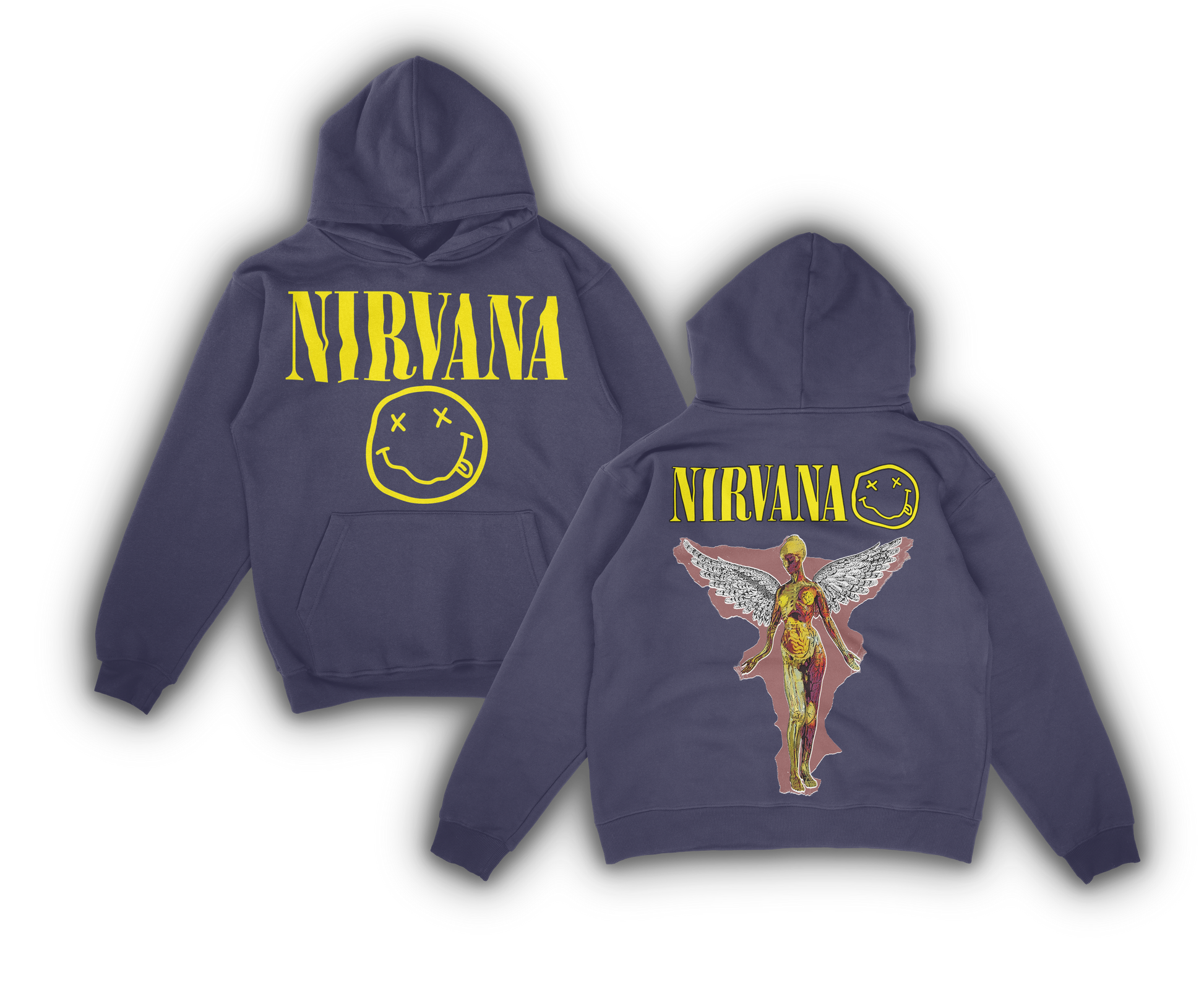 Nirvana Vintage Hoodie » Heavyweight Hoodie » Garment Dye Fabric