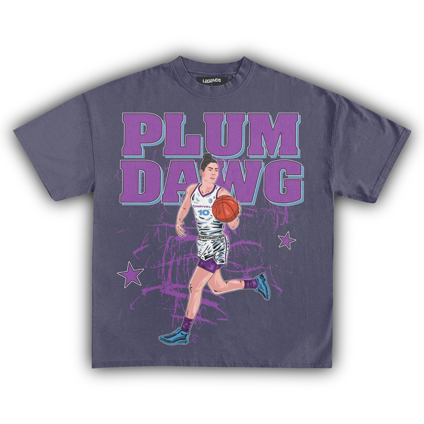 PLUM DAWG TEE