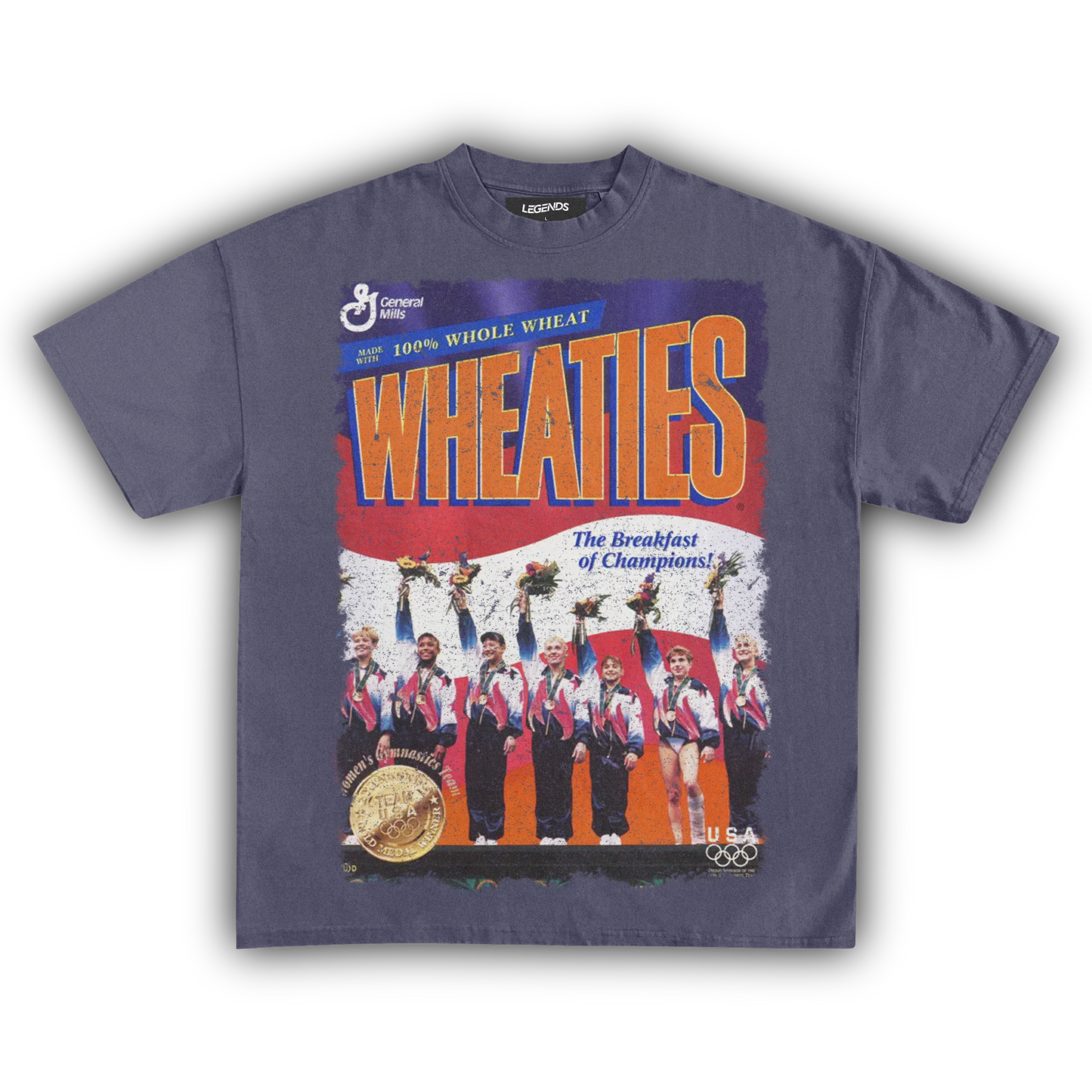 WHEATIES WOMEN'S GYMNASTICS 1996 VINTAGE TEE