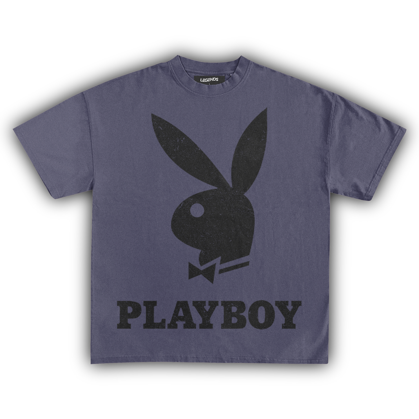 PLAYBOY BUNNY TEE (Black Print)