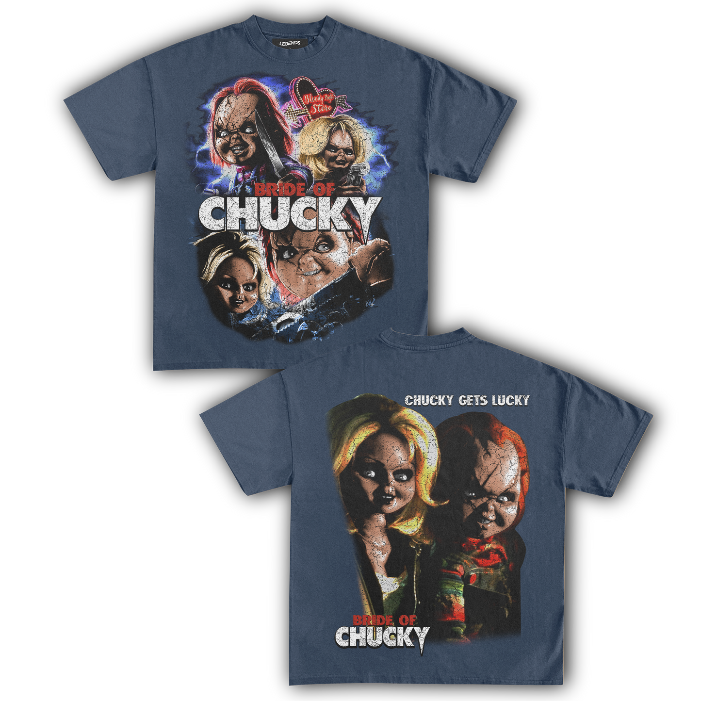 BRIDE OF CHUCKY VINTAGE TEE (Double Sided)