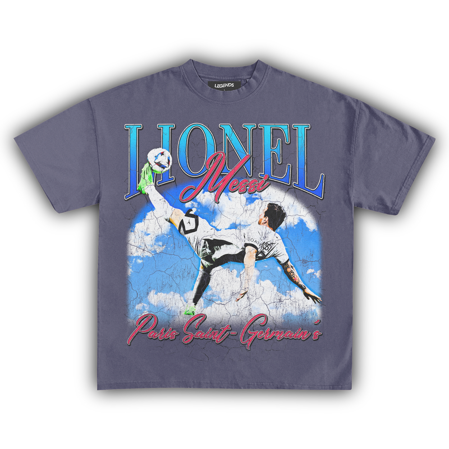 LIONEL MESSI PARIS SAINT-GERMAIN VINTAGE TEE