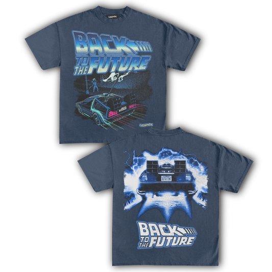 BACK TO THE FUTURE OUTATIME RETRO TEE (Double Sided)