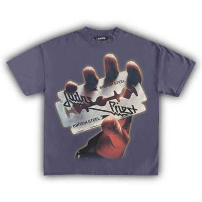 JUDAS PRIEST BRITISH STEEL VINTAGE TEE