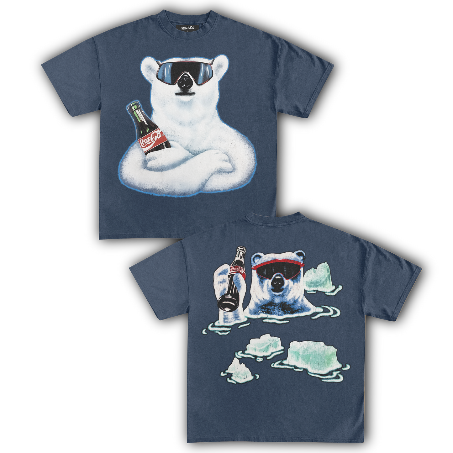 POLAR BEAR ICE COLD CHILLIN' TEE (Double Sided)