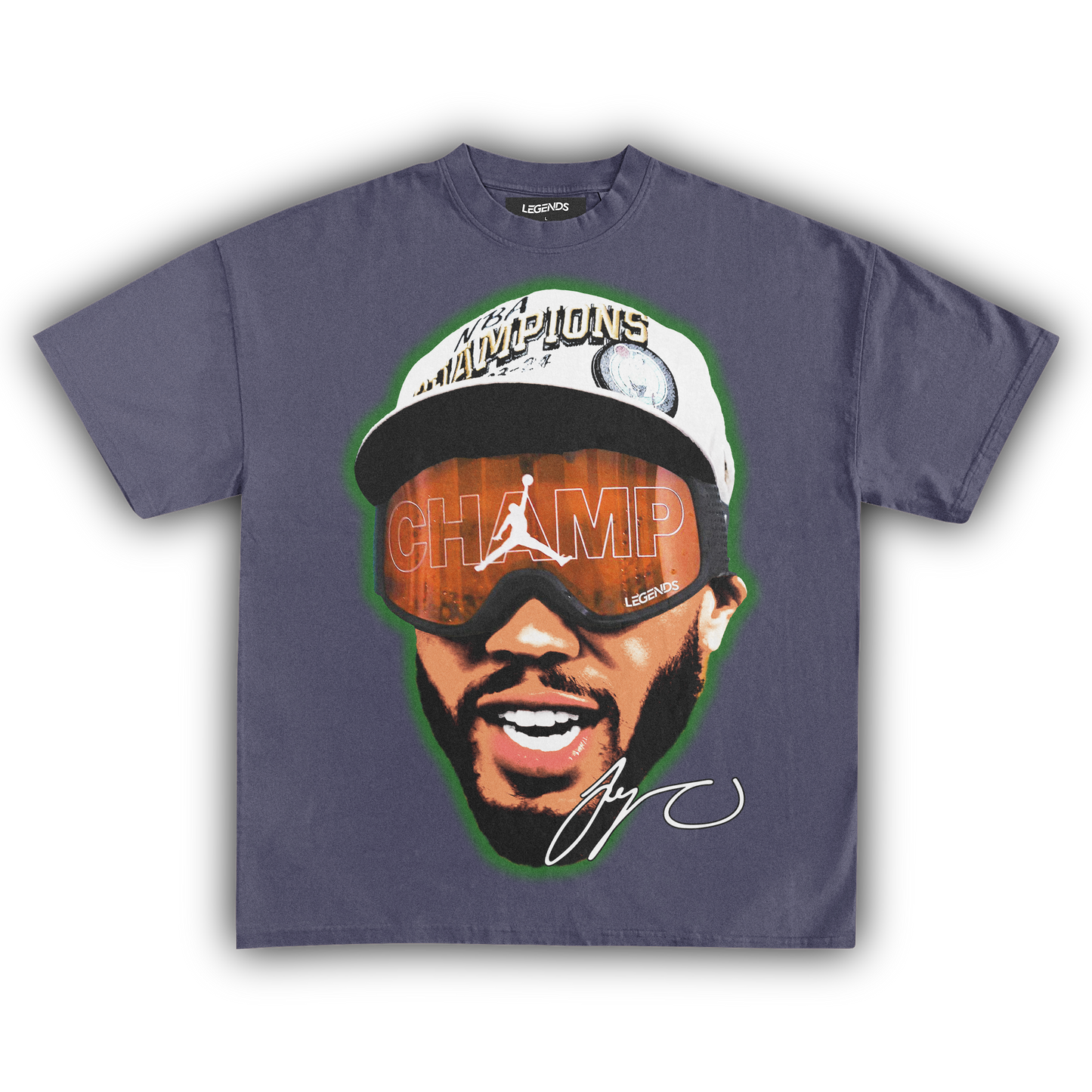 JAYSON TATUM CHAMPAGNE GOGGLES TEE