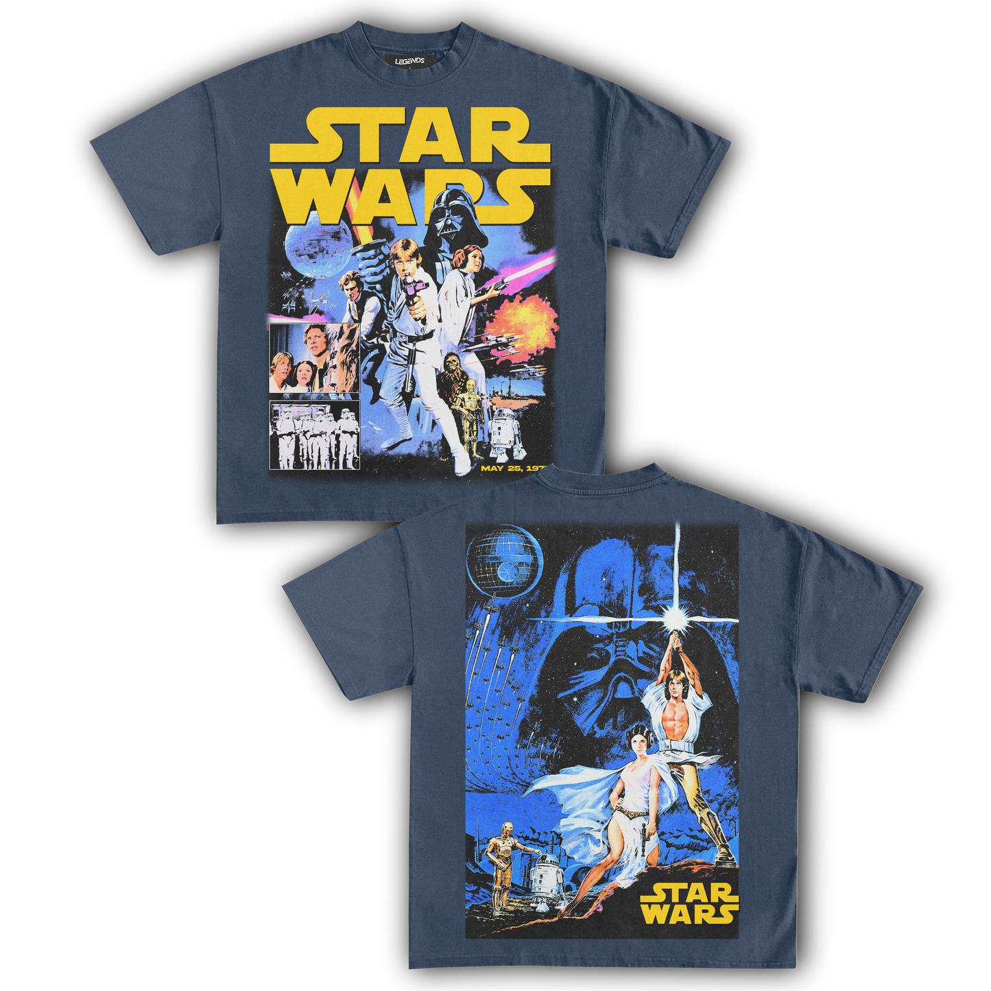 STAR WARS: EPISODE IV - A NEW HOPE VINTAGE TEE (Double Sided)