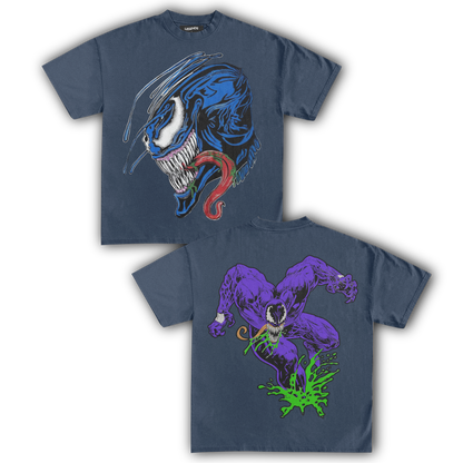 BLUE VENOM TEE (Double Sided)