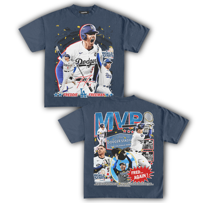 FREDDIE FREEMAN MVP WORLD SERIES CHAMPION TEE (Double Sided)