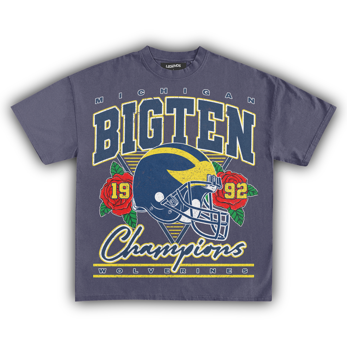 WOLVERINES VINTAGE 1992 BIG TEN CHAMPIONS TEE