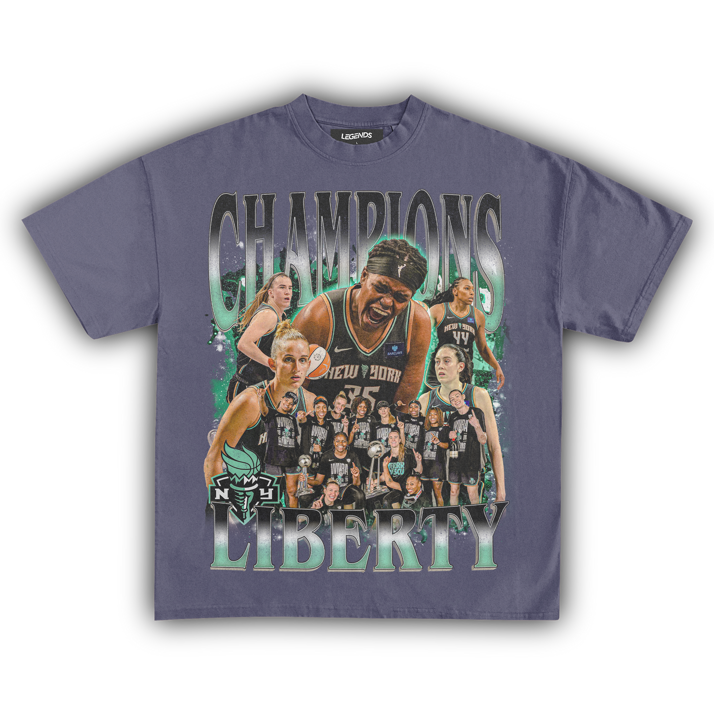 NEW YORK LIBERTY CHAMPIONS 2024 TEE