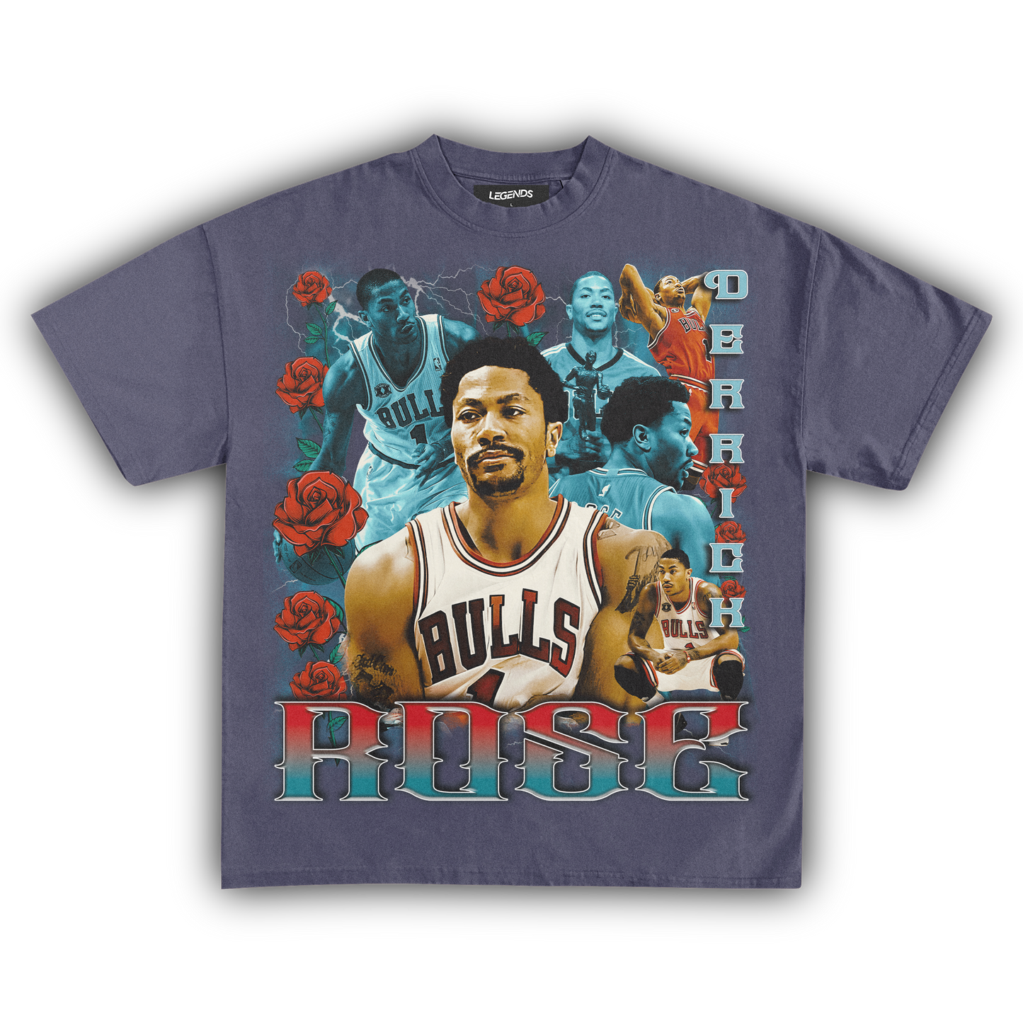 DERRICK ROSE BULLS TEE