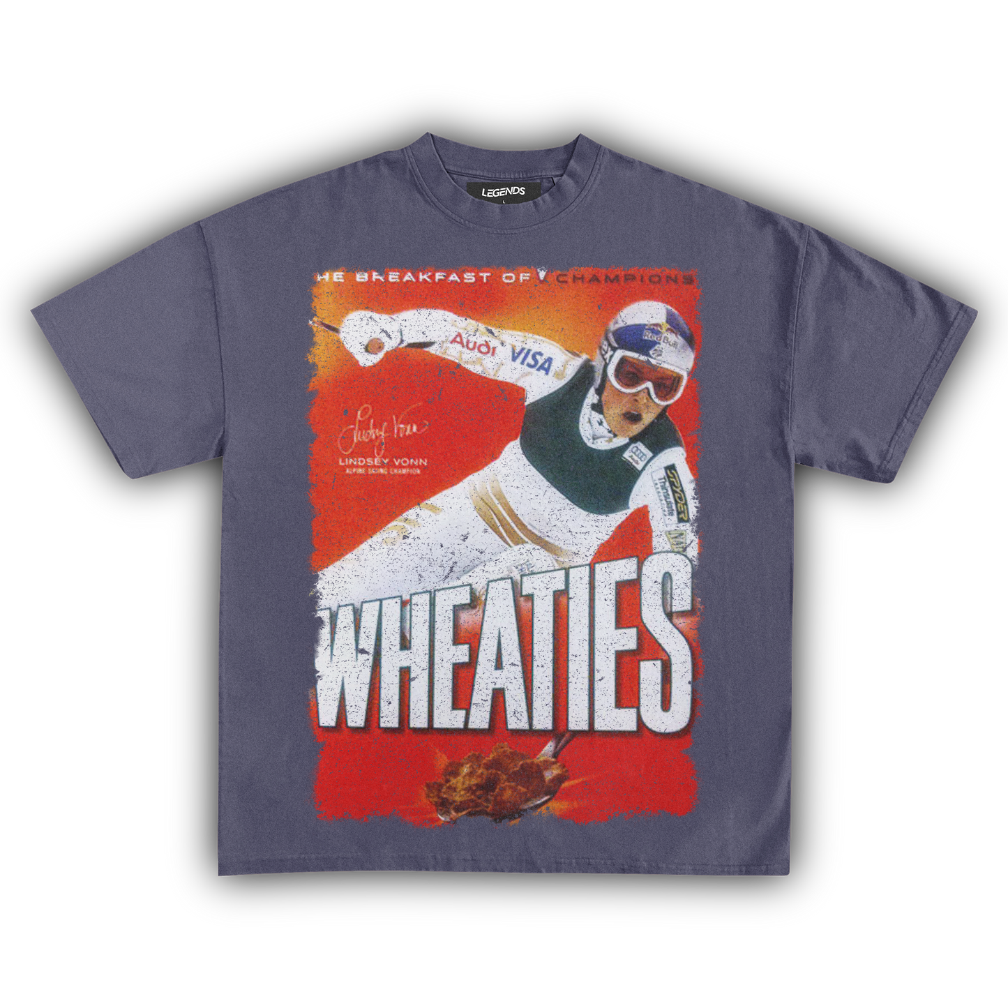 WHEATIES LINDSEY VONN 2010 VINTAGE TEE