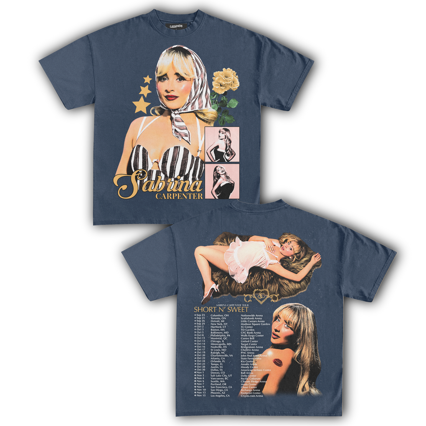 SABRINA CARPENTER SHORT N' SWEET TOUR TEE