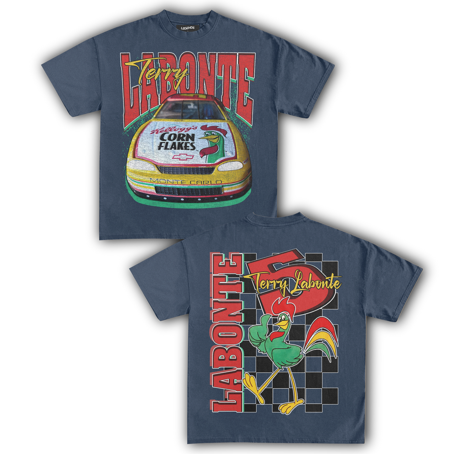 TERRY LABONTE CORN FLAKES RACING TEE (Double Sided)