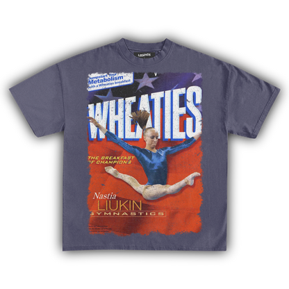 WHEATIES NASTIA LIUKIN 2008 VINTAGE TEE