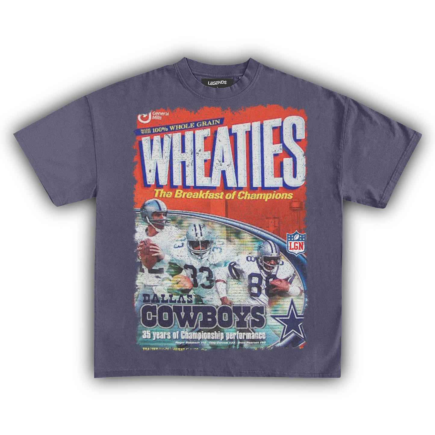 WHEATIES DALLAS 2001 VINTAGE TEE