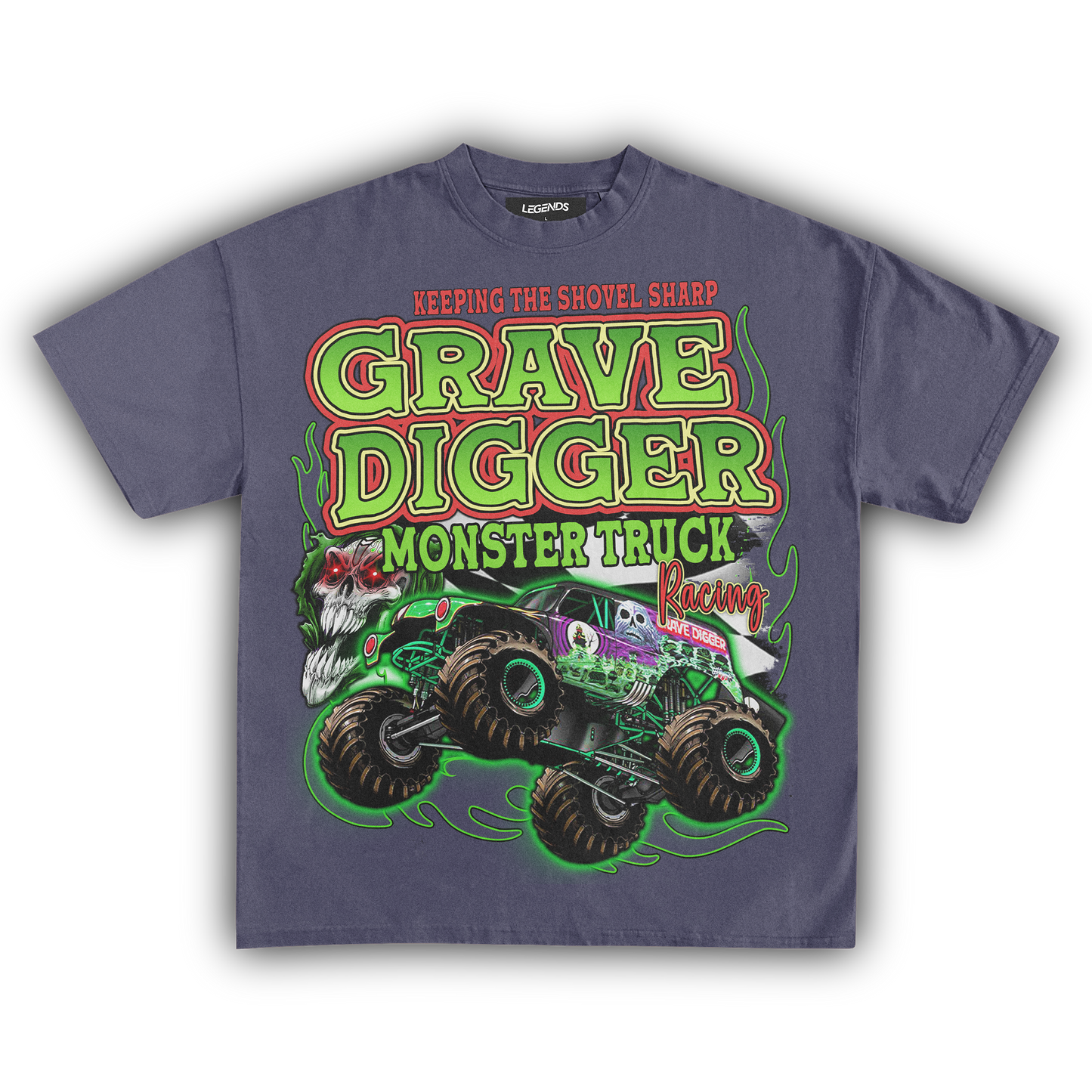 GRAVE DIGGER MONSTER JAM VINTAGE TEE