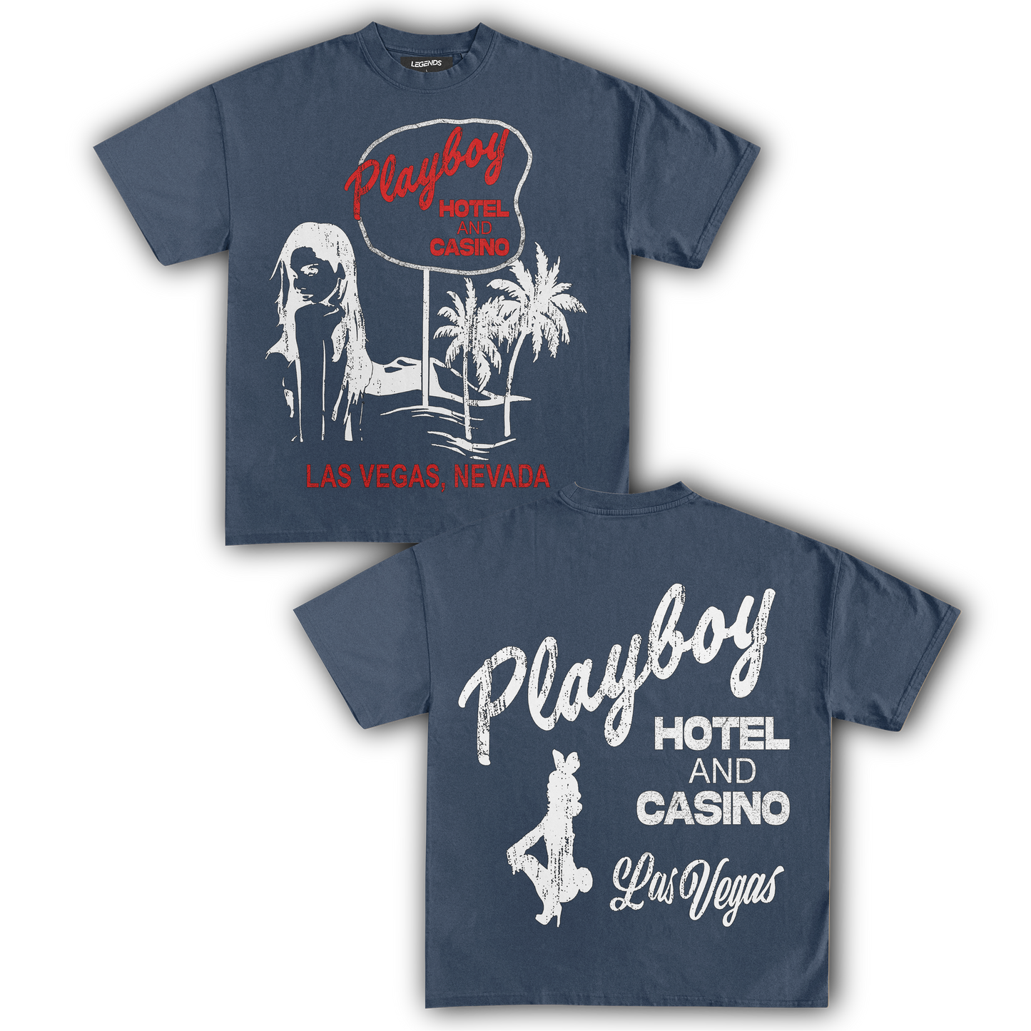 PLAYBOY HOTEL & CASINO TEE (Double Sided)