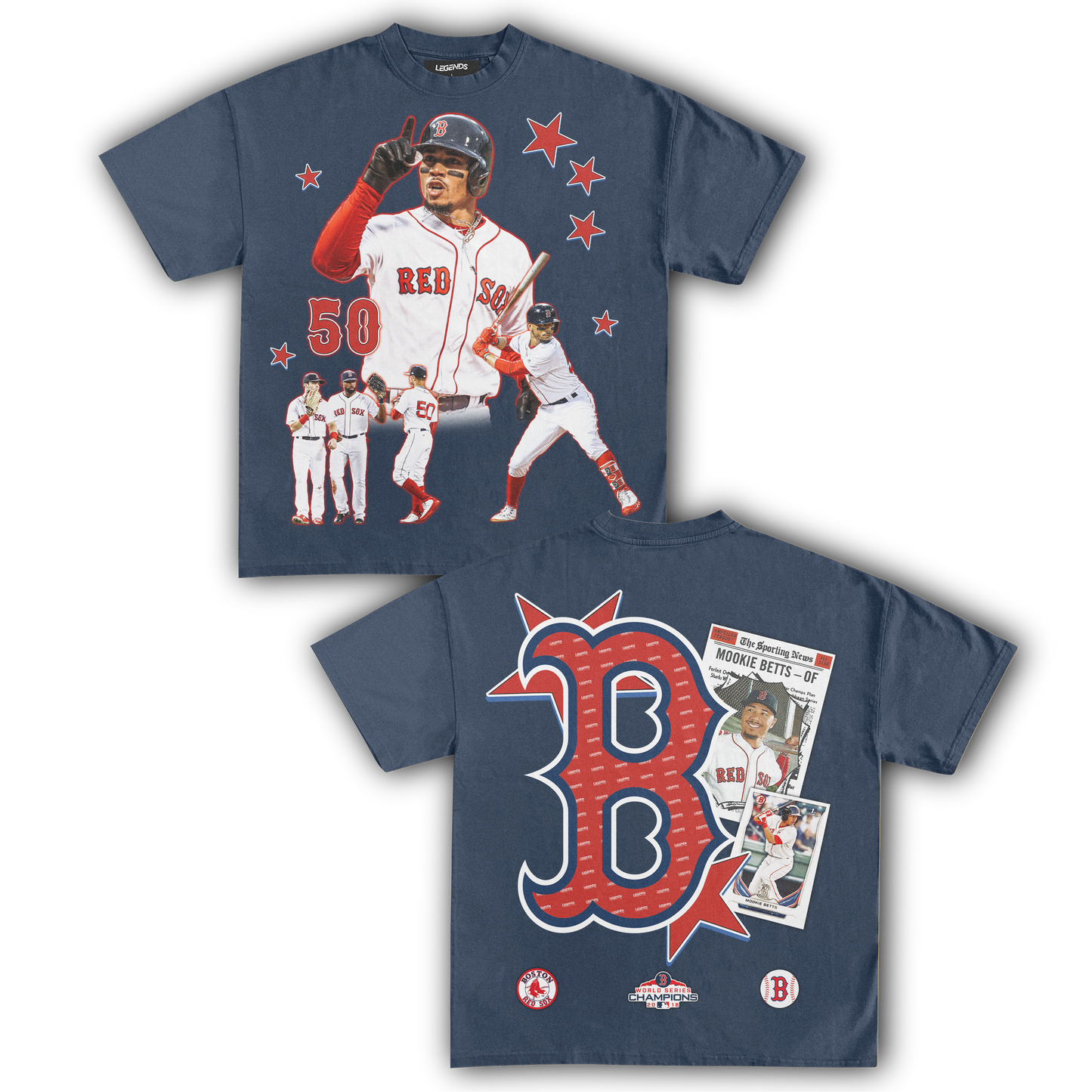 MOOKIE BETTS ALL-STAR RED SOX TEE