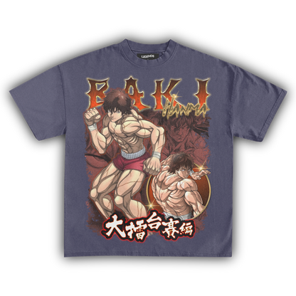 BAKI HANMA VINTAGE TEE