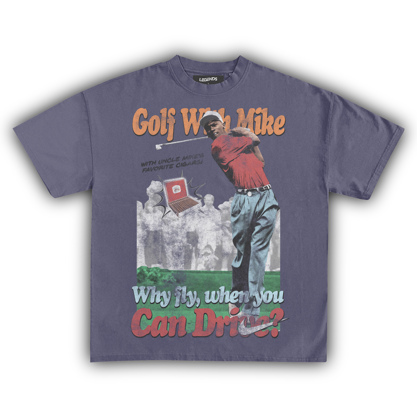 GOLF WITH MIKE VINTAGE TEE