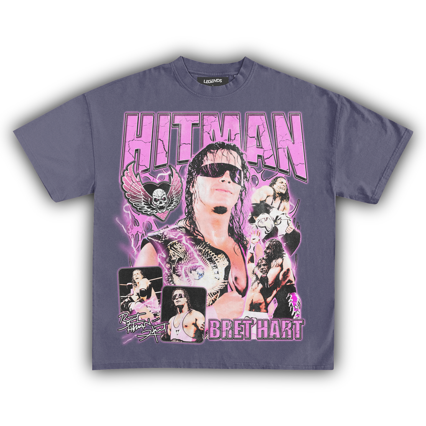 BRET HITMAN HART TEE