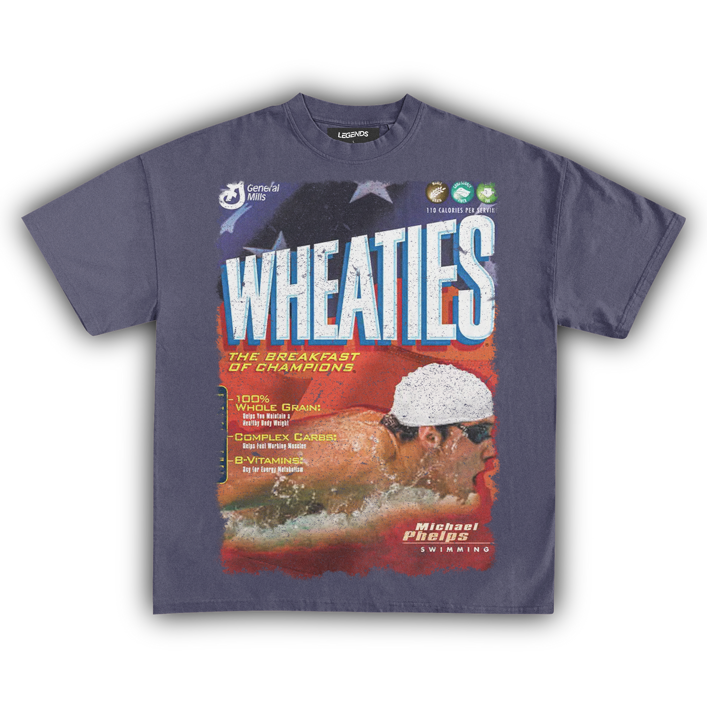 WHEATIES MICHAEL PHELPS 2004 VINTAGE TEE