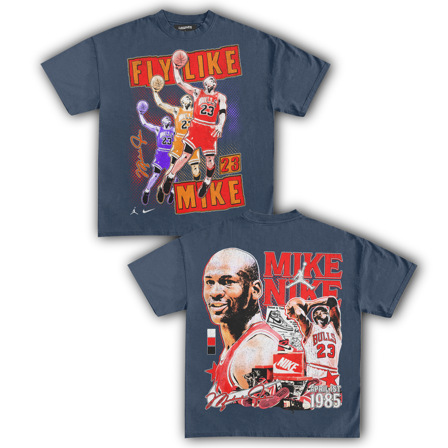 FLY LIKE MIKE TEE (Double Sided)