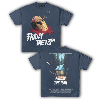 HALLOWEEN: FRIDAY THE 13TH TEE (Double Sided)