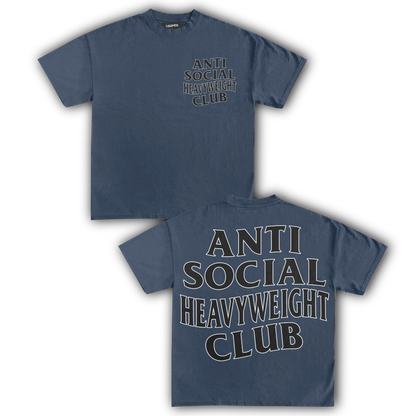 ANTI SOCIAL HEAVYWEIGHT CLUB TEE (BLACK TEXT)