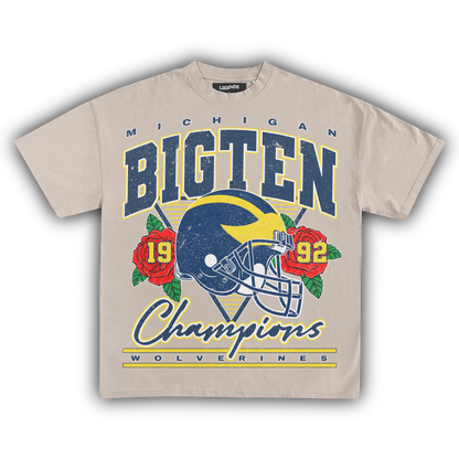 WOLVERINES VINTAGE 1992 BIG TEN CHAMPIONS TEE