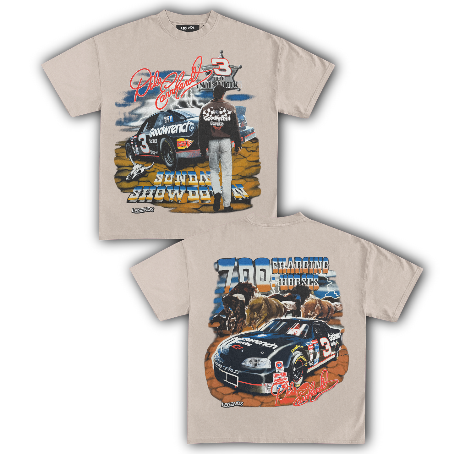 DALE EARNHARDT THE INTIMIDATOR TEE (Double Sided)