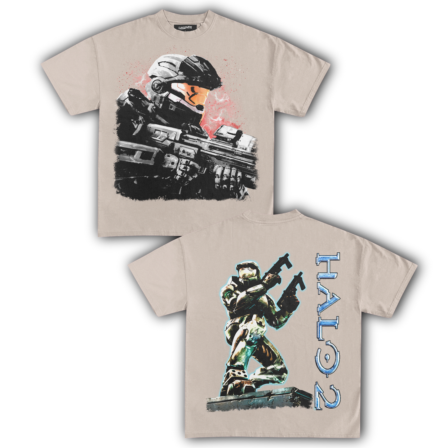 HALO 2 VINTAGE TEE (Double Sided)