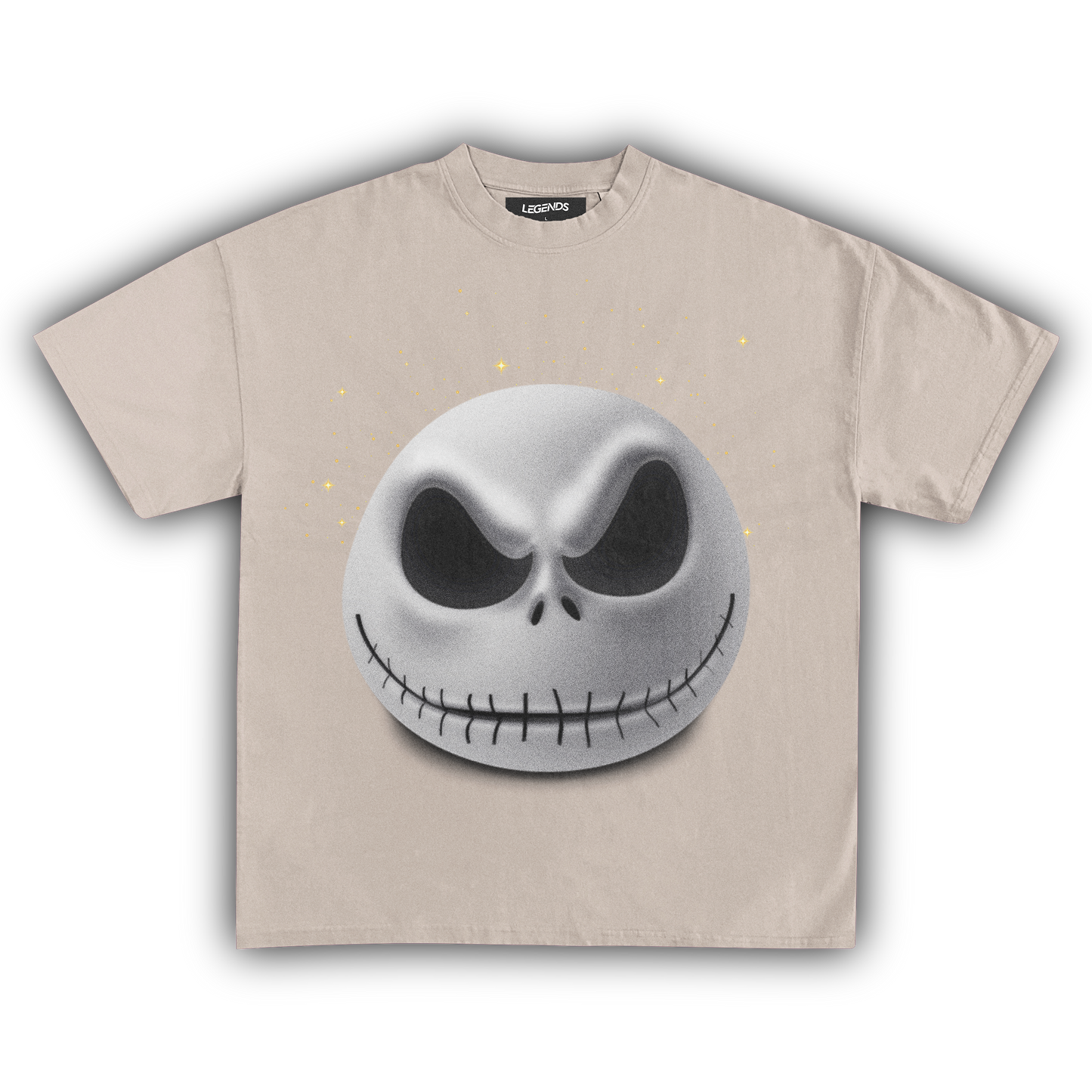 THE NIGHTMARE BEFORE CHRISTMAS: JACK SKELLINGTON BIG FACE TEE