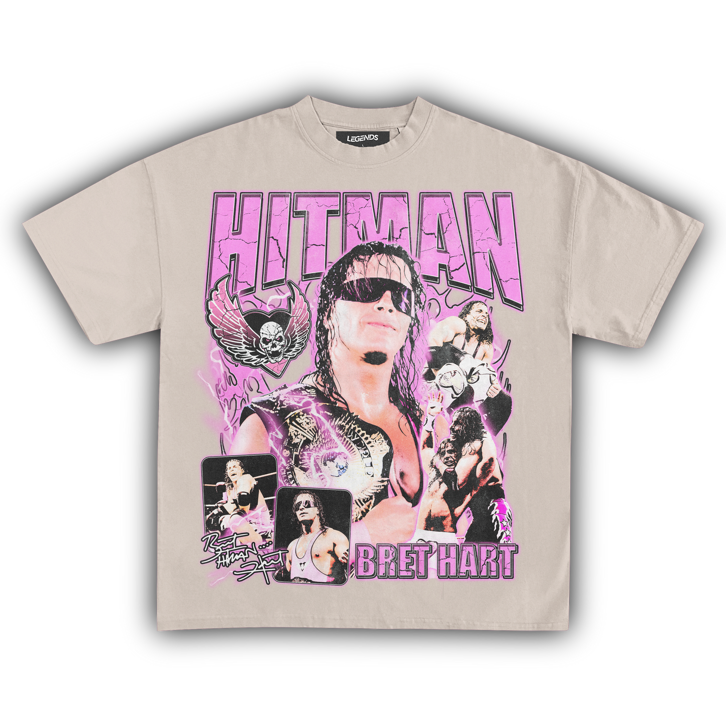 BRET HITMAN HART TEE