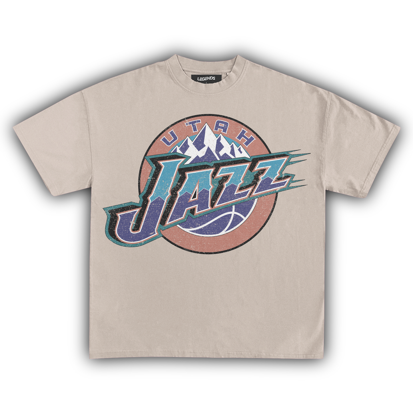 UTAH JAZZ VINTAGE TEE