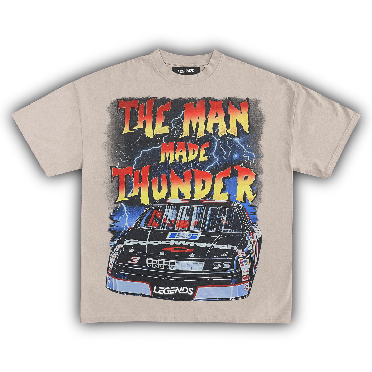 DALE EARNHARDT MAN MADE THUNDER TEE