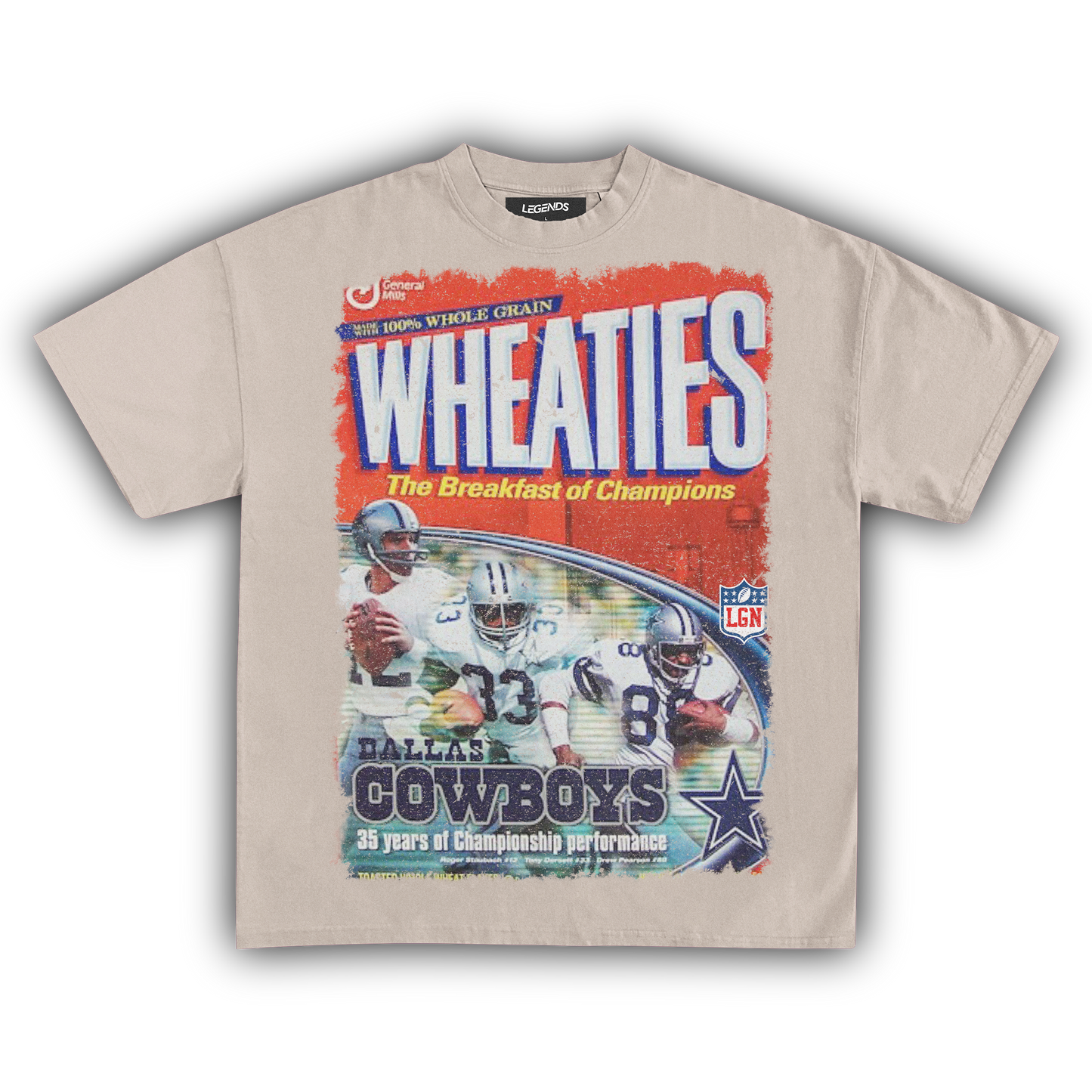 WHEATIES DALLAS 2001 VINTAGE TEE