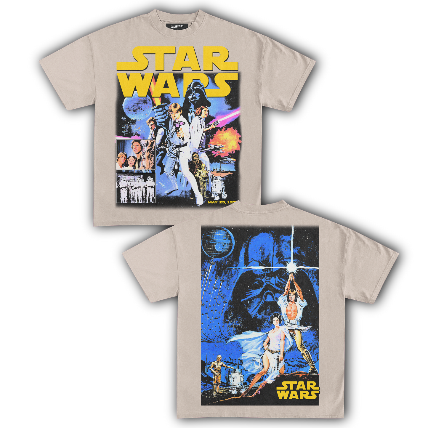 STAR WARS: EPISODE IV - A NEW HOPE VINTAGE TEE (Double Sided)