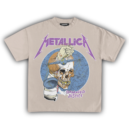 METALLICA DAMAGED JUSTICE TEE