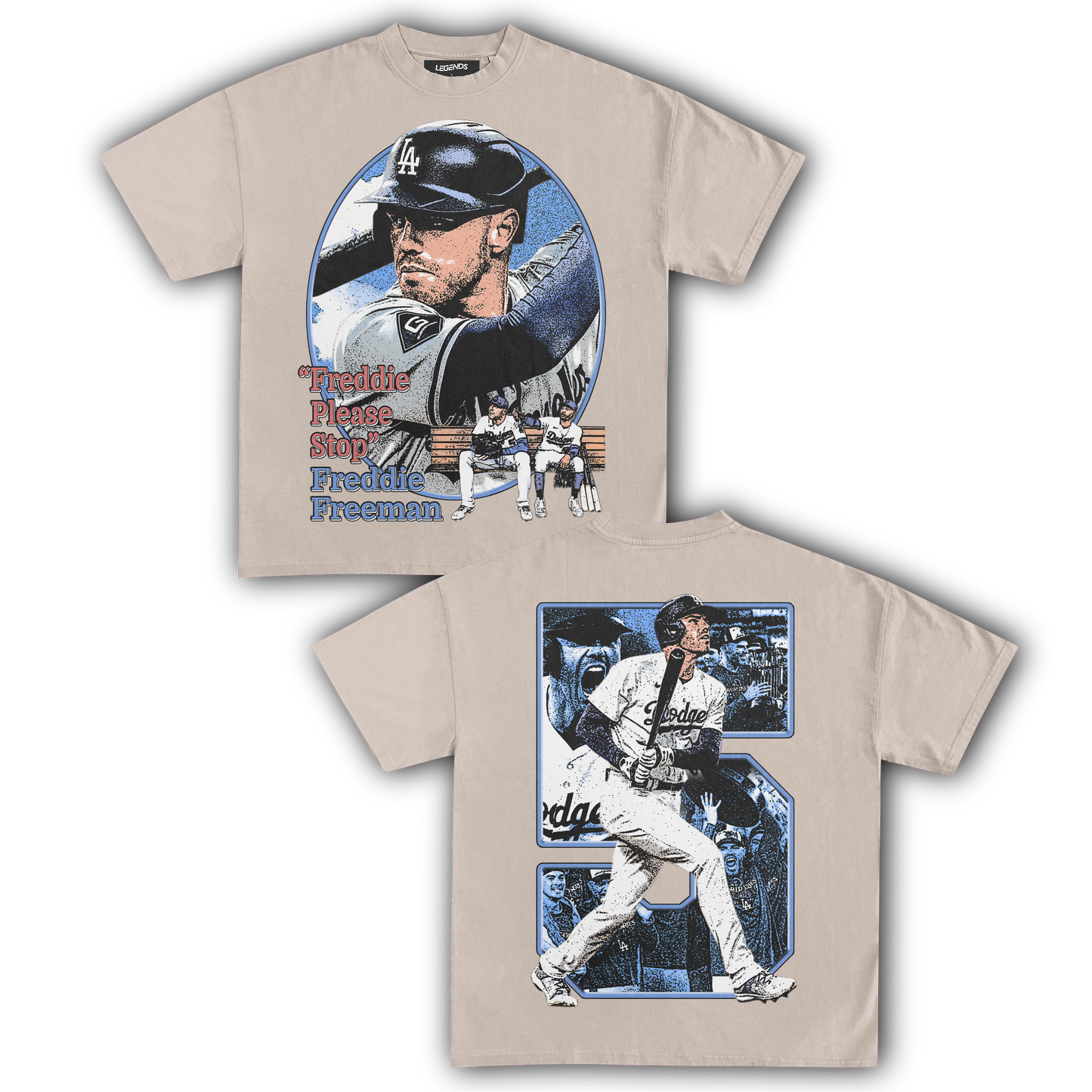 FREDDIE FREEMAN VINTAGE TEE (Double Sided)