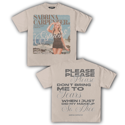 SABRINA CARPENTER PLEASE PLEASE PLEASE TEE (Double Sided)