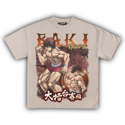 BAKI HANMA VINTAGE TEE